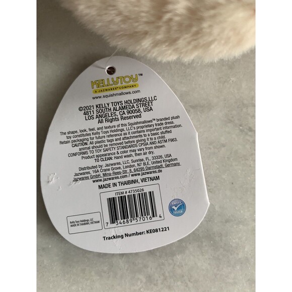 Delroy Dog Squishmallows Official Plush Toy 4.5” New HTF 2021 NWT - Picture 6 of 9